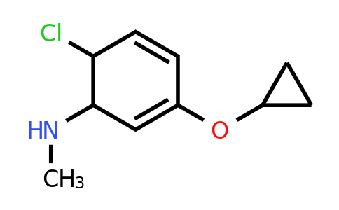 CAS 1243414-35-8 | 6-Chloro-3-cyclopropoxy-N-methylcyclohexa-2,4-dien-1-amine