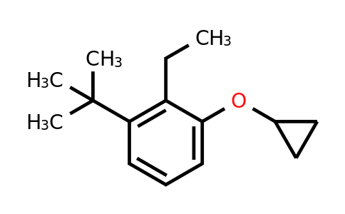 CAS 1243414-36-9 | 1-Tert-butyl-3-cyclopropoxy-2-ethylbenzene