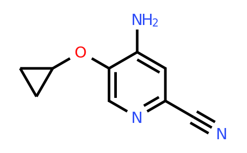 CAS 1243414-40-5 | 4-Amino-5-cyclopropoxypicolinonitrile