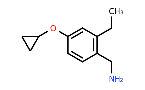 CAS 1243414-44-9 | (4-Cyclopropoxy-2-ethylphenyl)methanamine