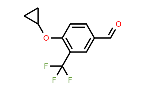 CAS 1243414-45-0 | 4-Cyclopropoxy-3-(trifluoromethyl)benzaldehyde