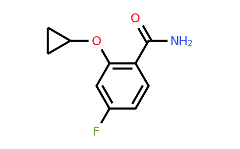 CAS 1243414-46-1 | 2-Cyclopropoxy-4-fluorobenzamide