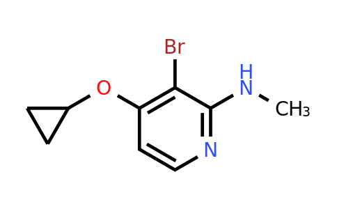 CAS 1243414-48-3 | 3-Bromo-4-cyclopropoxy-N-methylpyridin-2-amine