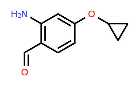 CAS 1243414-52-9 | 2-Amino-4-cyclopropoxybenzaldehyde