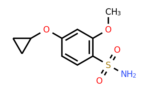 CAS 1243414-54-1 | 4-Cyclopropoxy-2-methoxybenzenesulfonamide