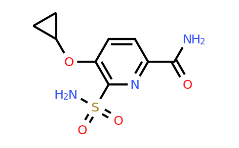 CAS 1243414-56-3 | 5-Cyclopropoxy-6-sulfamoylpicolinamide