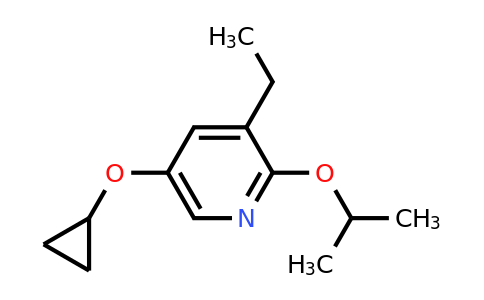 CAS 1243414-57-4 | 5-Cyclopropoxy-3-ethyl-2-isopropoxypyridine