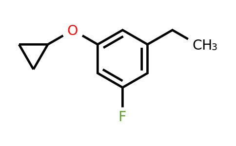 CAS 1243414-63-2 | 1-Cyclopropoxy-3-ethyl-5-fluorobenzene