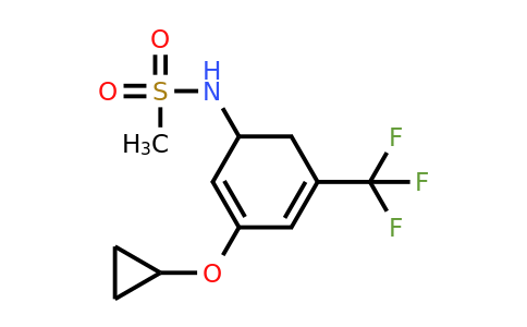 CAS 1243414-69-8 | N-(3-cyclopropoxy-5-(trifluoromethyl)cyclohexa-2,4-dienyl)methanesulfonamide