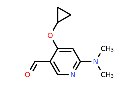 CAS 1243414-73-4 | 4-Cyclopropoxy-6-(dimethylamino)nicotinaldehyde