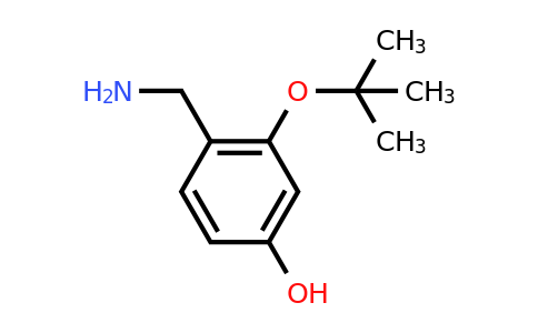 CAS 1243414-77-8 | 4-(Aminomethyl)-3-(tert-butoxy)phenol
