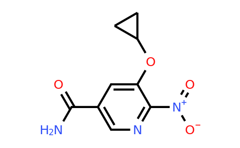 CAS 1243414-78-9 | 5-Cyclopropoxy-6-nitronicotinamide