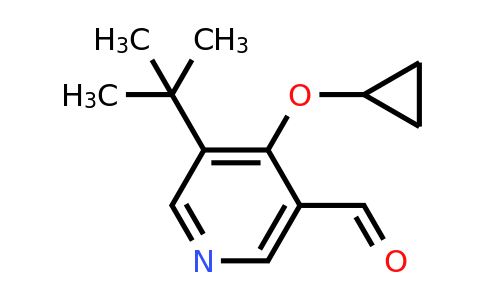 CAS 1243414-79-0 | 5-Tert-butyl-4-cyclopropoxynicotinaldehyde