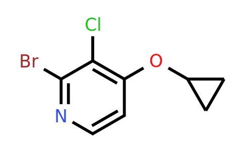 CAS 1243414-80-3 | 2-Bromo-3-chloro-4-cyclopropoxypyridine