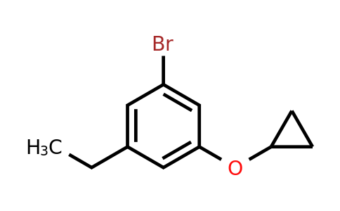 CAS 1243414-81-4 | 1-Bromo-3-cyclopropoxy-5-ethylbenzene