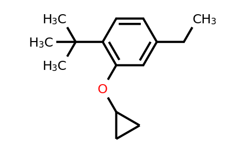 CAS 1243414-84-7 | 1-Tert-butyl-2-cyclopropoxy-4-ethylbenzene