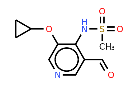 CAS 1243414-85-8 | N-(3-cyclopropoxy-5-formylpyridin-4-YL)methanesulfonamide