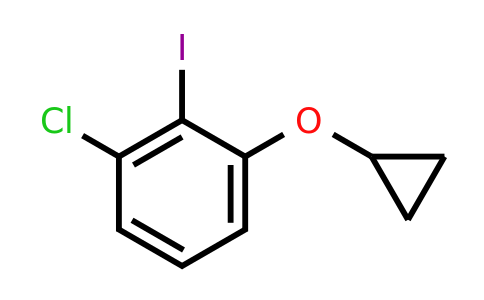 CAS 1243414-86-9 | 1-Chloro-3-cyclopropoxy-2-iodobenzene