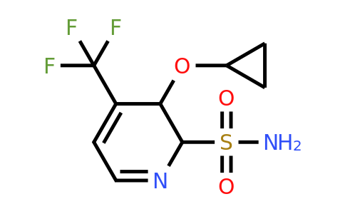 CAS 1243414-90-5 | 3-Cyclopropoxy-4-(trifluoromethyl)-2,3-dihydropyridine-2-sulfonamide