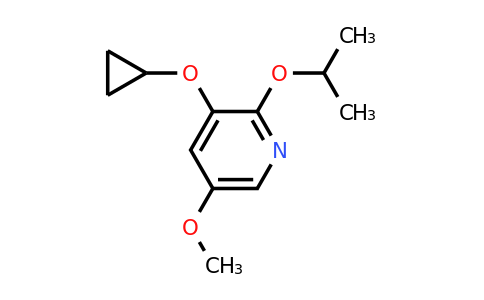 CAS 1243414-93-8 | 3-Cyclopropoxy-2-isopropoxy-5-methoxypyridine