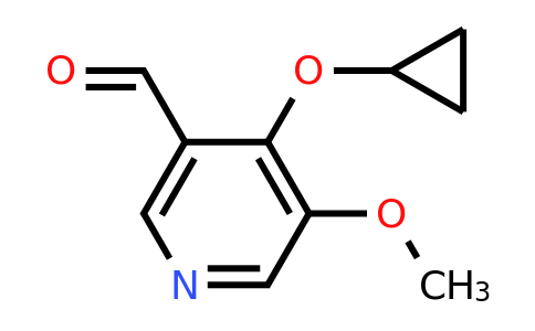 CAS 1243415-01-1 | 4-Cyclopropoxy-5-methoxynicotinaldehyde