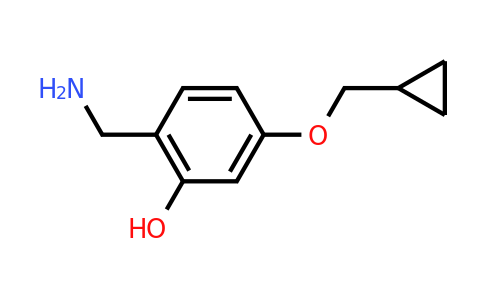 CAS 1243415-02-2 | 2-(Aminomethyl)-5-(cyclopropylmethoxy)phenol