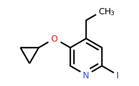 CAS 1243415-05-5 | 5-Cyclopropoxy-4-ethyl-2-iodopyridine