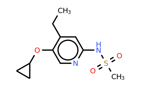 CAS 1243415-12-4 | N-(5-cyclopropoxy-4-ethylpyridin-2-YL)methanesulfonamide