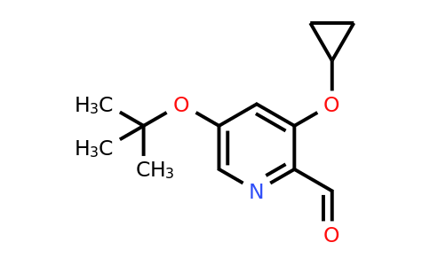 CAS 1243415-13-5 | 5-Tert-butoxy-3-cyclopropoxypicolinaldehyde