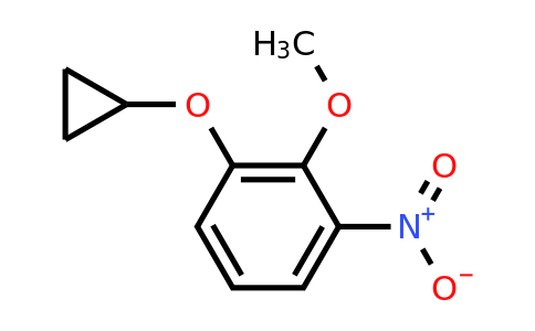 CAS 1243415-15-7 | 1-Cyclopropoxy-2-methoxy-3-nitrobenzene