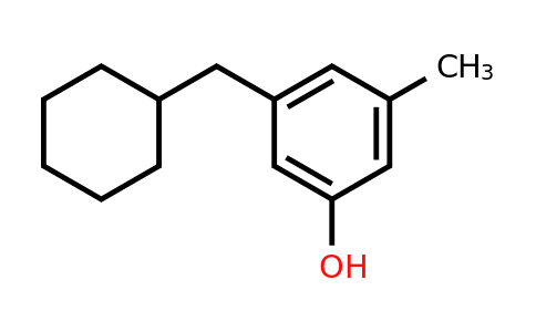CAS 1243415-16-8 | 3-(Cyclohexylmethyl)-5-methylphenol