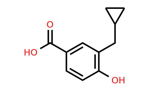 CAS 1243415-17-9 | 3-(Cyclopropylmethyl)-4-hydroxybenzoic acid