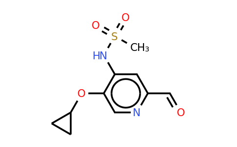 CAS 1243415-19-1 | N-(5-cyclopropoxy-2-formylpyridin-4-YL)methanesulfonamide