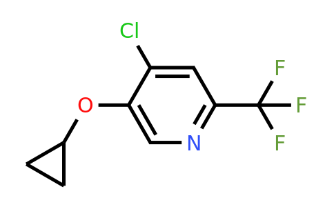 CAS 1243415-20-4 | 4-Chloro-5-cyclopropoxy-2-(trifluoromethyl)pyridine