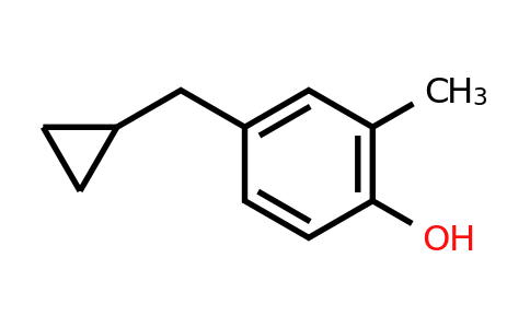 CAS 1243415-23-7 | 4-(Cyclopropylmethyl)-2-methylphenol