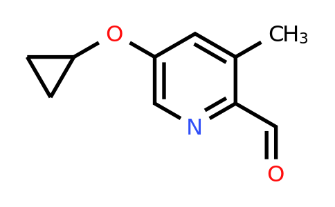 CAS 1243415-24-8 | 5-Cyclopropoxy-3-methylpicolinaldehyde