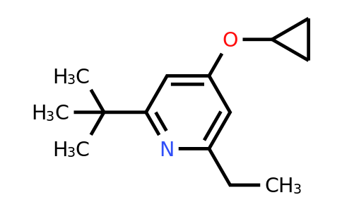 CAS 1243415-26-0 | 2-Tert-butyl-4-cyclopropoxy-6-ethylpyridine
