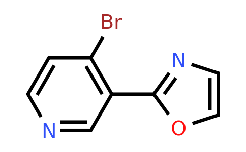 CAS 1243415-28-2 | 2-(4-Bromopyridin-3-YL)oxazole