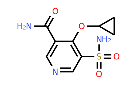 CAS 1243415-66-8 | 4-Cyclopropoxy-5-sulfamoylnicotinamide