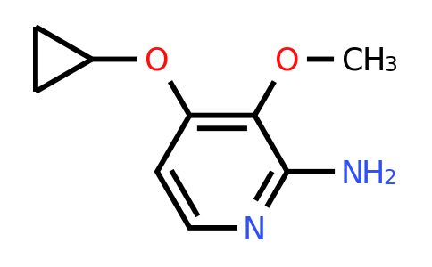 CAS 1243416-30-9 | 4-Cyclopropoxy-3-methoxypyridin-2-amine