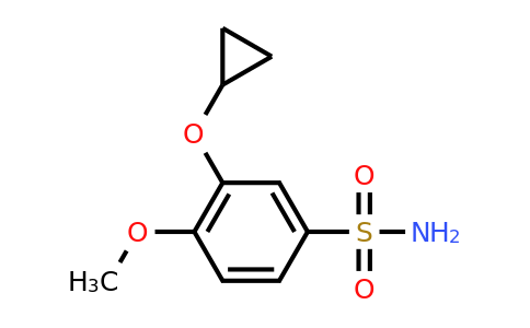CAS 1243418-47-4 | 3-Cyclopropoxy-4-methoxybenzenesulfonamide