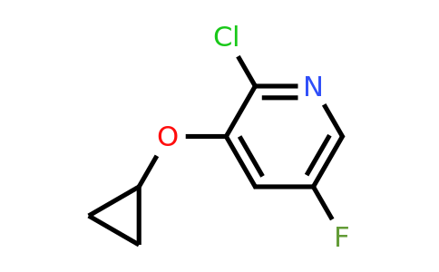 CAS 1243419-69-3 | 2-Chloro-3-cyclopropoxy-5-fluoropyridine