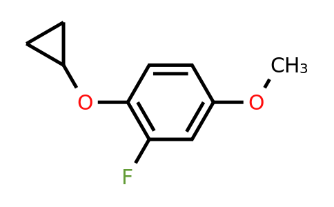 CAS 1243420-14-5 | 1-Cyclopropoxy-2-fluoro-4-methoxybenzene