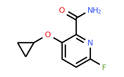 CAS 1243420-16-7 | 3-Cyclopropoxy-6-fluoropicolinamide