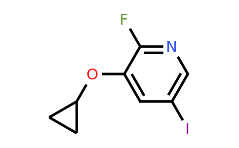CAS 1243421-36-4 | 3-Cyclopropoxy-2-fluoro-5-iodopyridine
