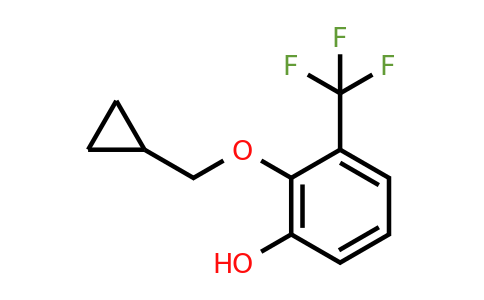 CAS 1243421-99-9 | 2-(Cyclopropylmethoxy)-3-(trifluoromethyl)phenol