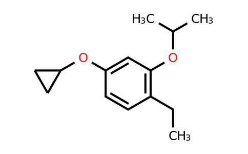 CAS 1243423-17-7 | 4-Cyclopropoxy-1-ethyl-2-isopropoxybenzene