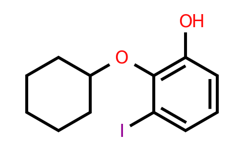 CAS 1243423-68-8 | 2-(Cyclohexyloxy)-3-iodophenol