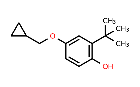 CAS 1243424-13-6 | 2-Tert-butyl-4-(cyclopropylmethoxy)phenol