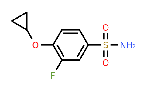 CAS 1243424-23-8 | 4-Cyclopropoxy-3-fluorobenzenesulfonamide